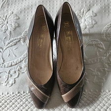 Lady's Bruno Magli Shoes Size 6uk Or Eur 39 in Brown  and Beige .. ITALY