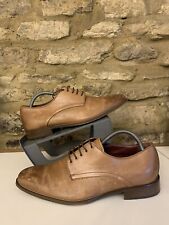 Next Italia Signature Mens Leather Brogues Dress Shoes UK Size 8 EU 42 Brown Tan