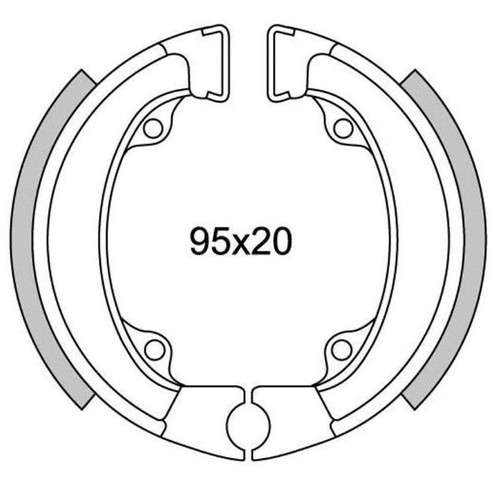 Rear brake hangers newfren - hangers,