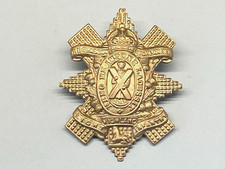 THE GLASGOW HIGHLANDS  LIGHT INFANTRY O/R s GLENGARRY BADGE ,K/C .