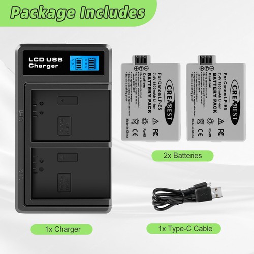 Battery camera for canon - camera,