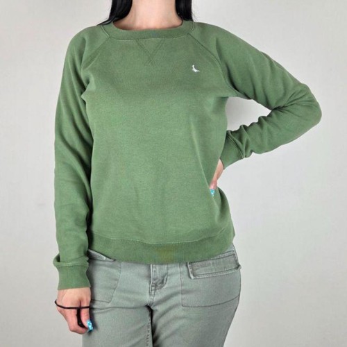 Green round neck jumper