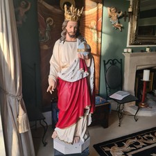 Antique plaster statue - plaster,