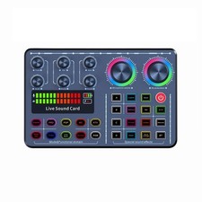 Live Sound Card Professional Gaming Sound Card Audio Mixer for Karaoke6540