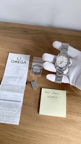 Omega aqua terra silver men - aqua,