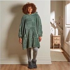 teddy oversized blanket hoodie