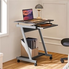 Small Computer Desk on Wheels