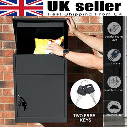 Lockable metal parcel delivery - parcel,