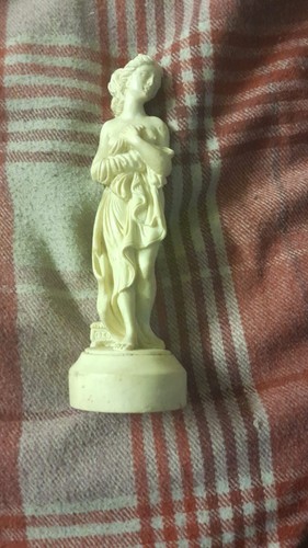 Vintage goddess lady statue - lady,