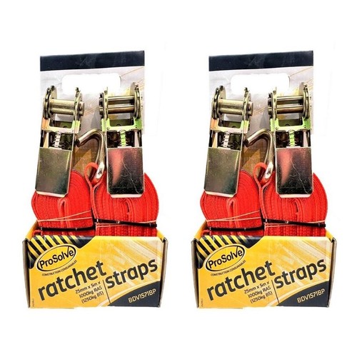 Ratchet tie down straps - 4, x