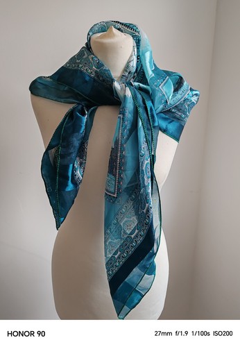 Sciarpa women teel turquoise - sciarpa, teel/turquoise