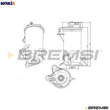FUEL FILTER FE0813 FOR HONDA
