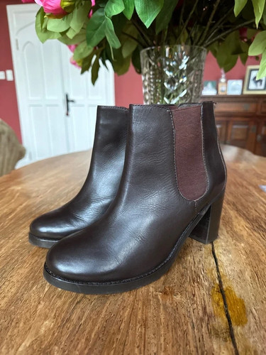 Brown leather ladies - leather,