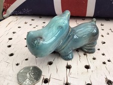 Vintage Beswick Ceramic Hippo Hippopotamus Figure Rare