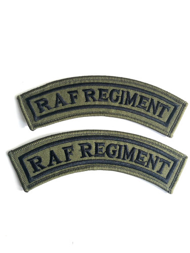 Raf regiment shoulder titles - regiment,
