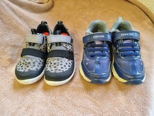 Clarks Pioneer And Geox Light Up Shoe Bundle Size 8.5