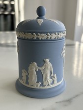 Wedgwood Blue jasperware Candy Jar