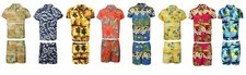 Mens hawaiian shirt short - short, set