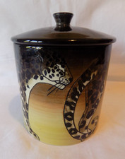 Dennis Chinaworks Cheetha Lidded Pot / Jar  Sally Tuffin Design No 12
