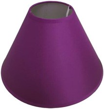 Aubergine Cotton Coolie Lampshade Table Lamp Ceiling Pendant Light Shade 3 Sizes