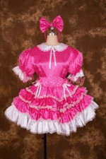 Sissy Maid Satin Lockable