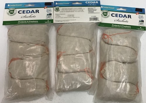 Cedar fresh sachets - sachets, (12-pack)