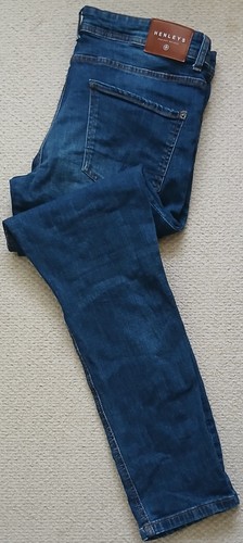 Mens henleys craze blue - henleys,