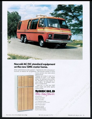 1973 gmc motor home - motor, norcold