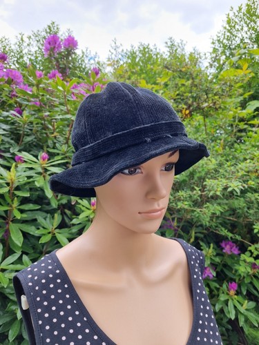 Handmade corduroy cord cloche - handmade,
