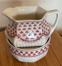 ADAMS CHINA - Victoria - Milk Jug & Sugar Bowl