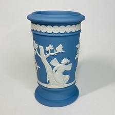 Wedgwood England White on Blue