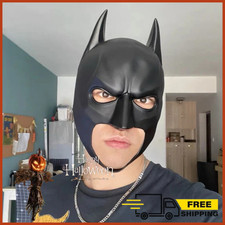 2025 NEW Batman Full Mask With Cowl Adult The Dark Knight Rises Cosplay Props