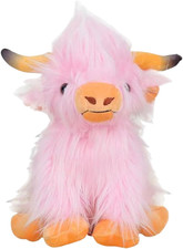 Teddy,10In Highland Fluffy Cow Plush Cuddly Toys,Scottish Highland Cow Teddy Stu