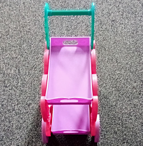 Plastic doll pram - plastic,