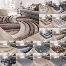 Shaggy Area Rugs Shimmer Modern Soft Hand Carved Shiny Living Room Rug