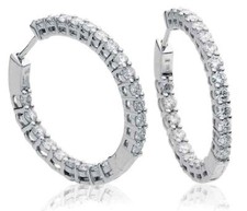 Genuine Diamond Earrings