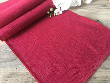 BURGUNDY Rustic Burlap Jute