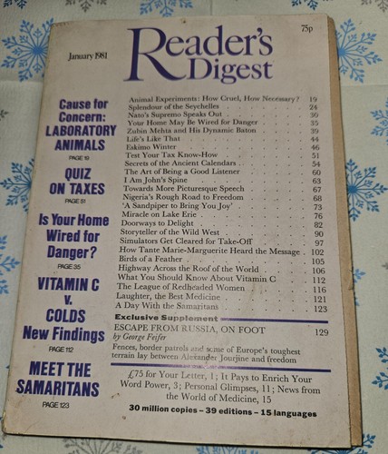 Reader digest magazine - digest,