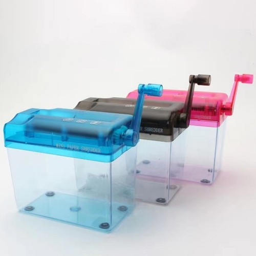 Compact hand shredder - compact, secure