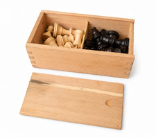 Vintage wooden chess - chess, set