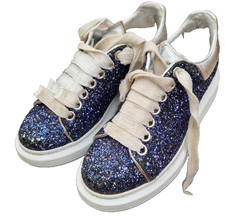 Alexander McQueen Oversized Trainers UK 2.5 - White Midnight Blue
