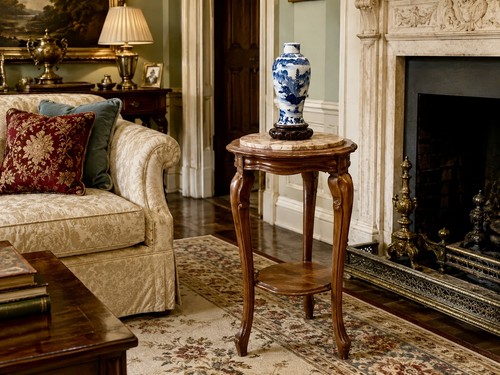 Vintage tall wooden - tall, pedestal
