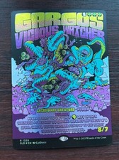 1x FOIL SHOWCASE GARGOS VICIOUS WATCHER - Secret Lair MTG - Magic the Gathering