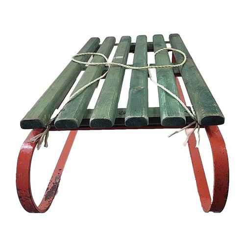 Vtg wooden sledge - vtg,