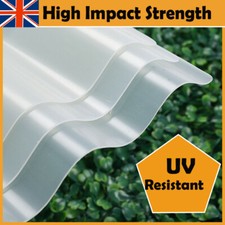 High Impact Clear Corrugated PVC Roofing Sheets Plastic Sheets UV Panel