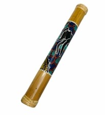 Bamboo Rain Stick in Brown -