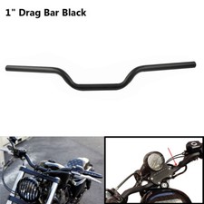 1 inch 25mm Motorcycle Handlebars Drag Bars Black For Harley Sportster Bobber