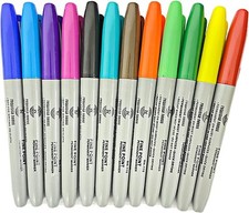 Permanent marker pens - marker, fine