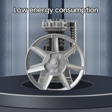 2.2KW 3HP Cylinder Piston Air Compressor Pump Head Filter Silencer Air Tool