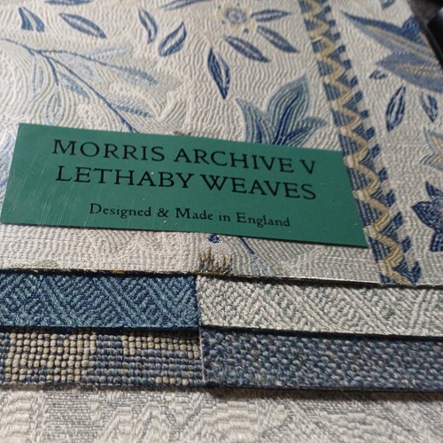 Morris co fabric sample - &,